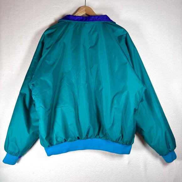 Vintage 1990s Columbia Mens’s Sportswear Reversible Puffer Jacket Retro XL - Picture 2 of 14